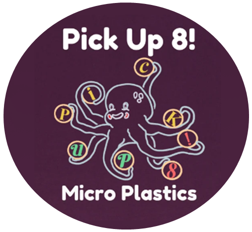 Pick Up 8! Micro Plastics Rainbow Octopus LOGO